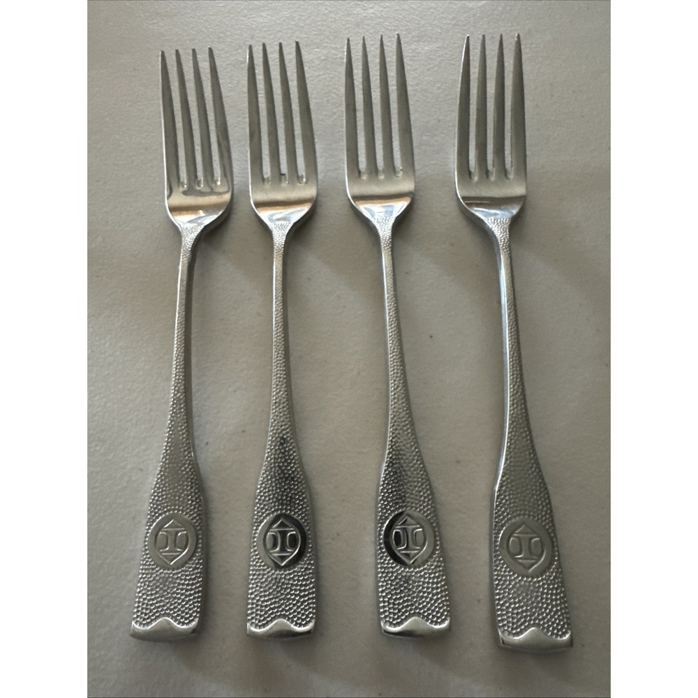 DJ stainless flatware D20 lot of 4‎ dinner forks